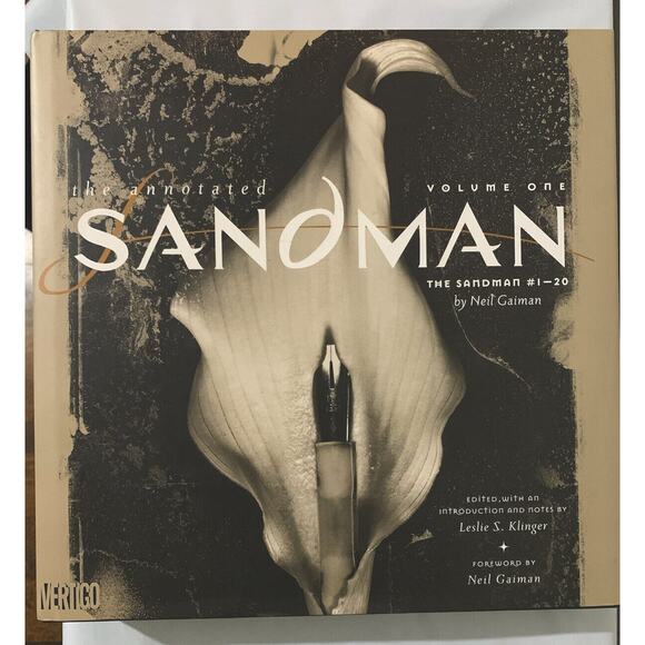 The Annotated Sandman Volume 1 2022 Edition New DC Comics Black Label Hardcover - Picture 1 of 5